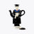 Male Graduate Teacup Figurine