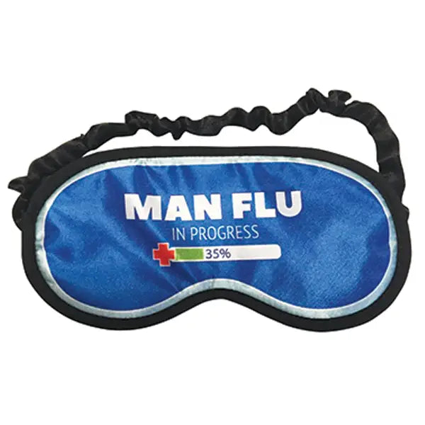 Man Flu Sleeping Mask for peace and tranquility during cold symptoms.
