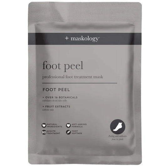 Maskology Foot Peel Professional Treatment Mask for Exfoliating and Rejuvenating Feet.