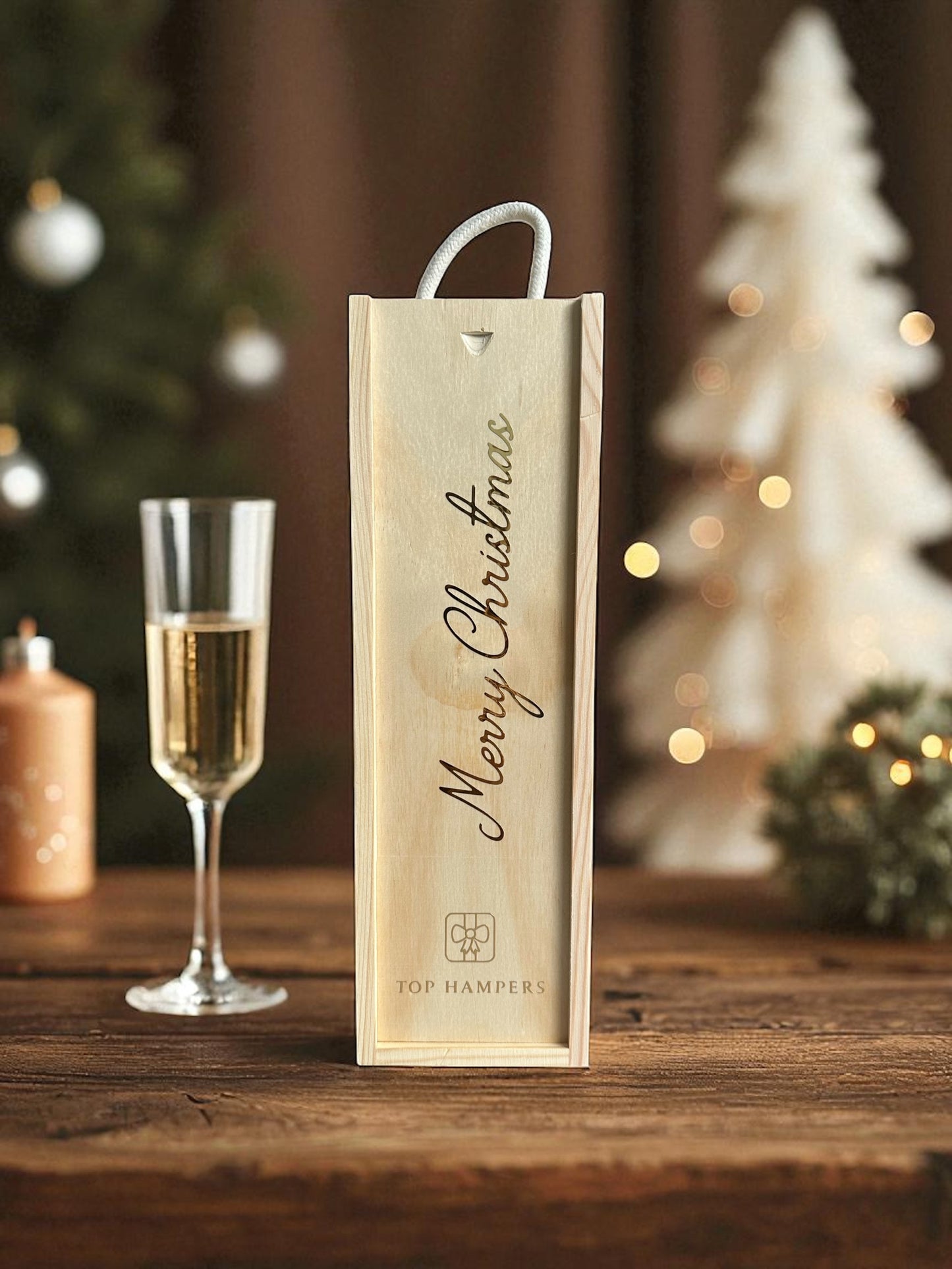 Wooden Bottle Box - Can Be Personalised