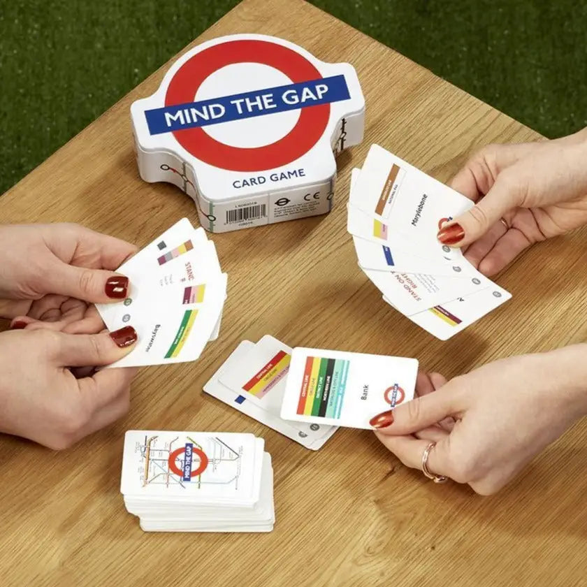 London Underground family card game featuring the Tube map and Elizabeth Line routes.