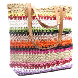 Bright & Versatile "Back to the Bazaar" Beach/Shopping Bag