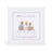 Mini Pebble Artwork Gift - Mum | White Frame