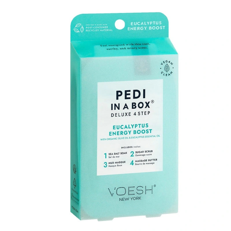 Voesh deluxe pedicure kit 4 step foot care treatment set
