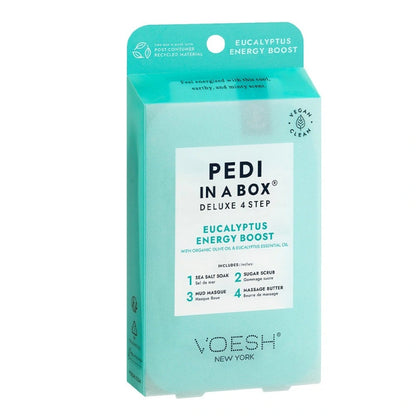 Voesh deluxe pedicure kit 4 step foot care treatment set