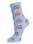 Womens Sparkly Rainbow Socks