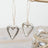 Raw Silver Heart Decoration