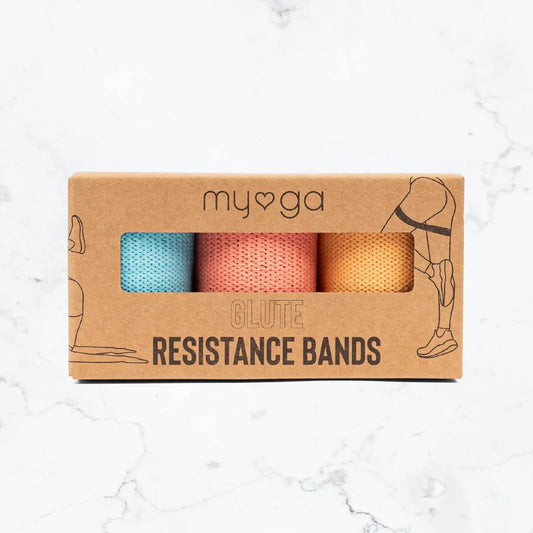Booty Resistance Bands in colorful set for glute, hip, and thigh workouts.
