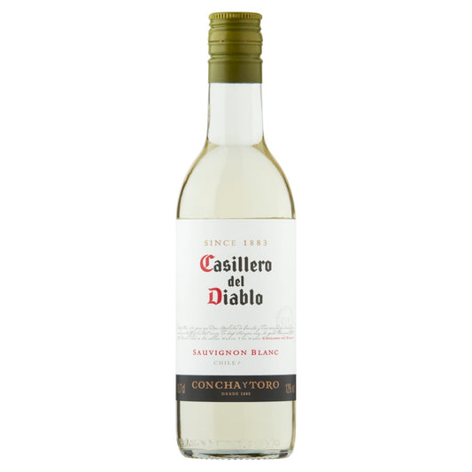 mini white wine bottle with crisp, refreshing and light flavour