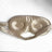 Contoured Silk Sleep Mask in Champagne