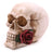 Unique Skull With Roses Ornament