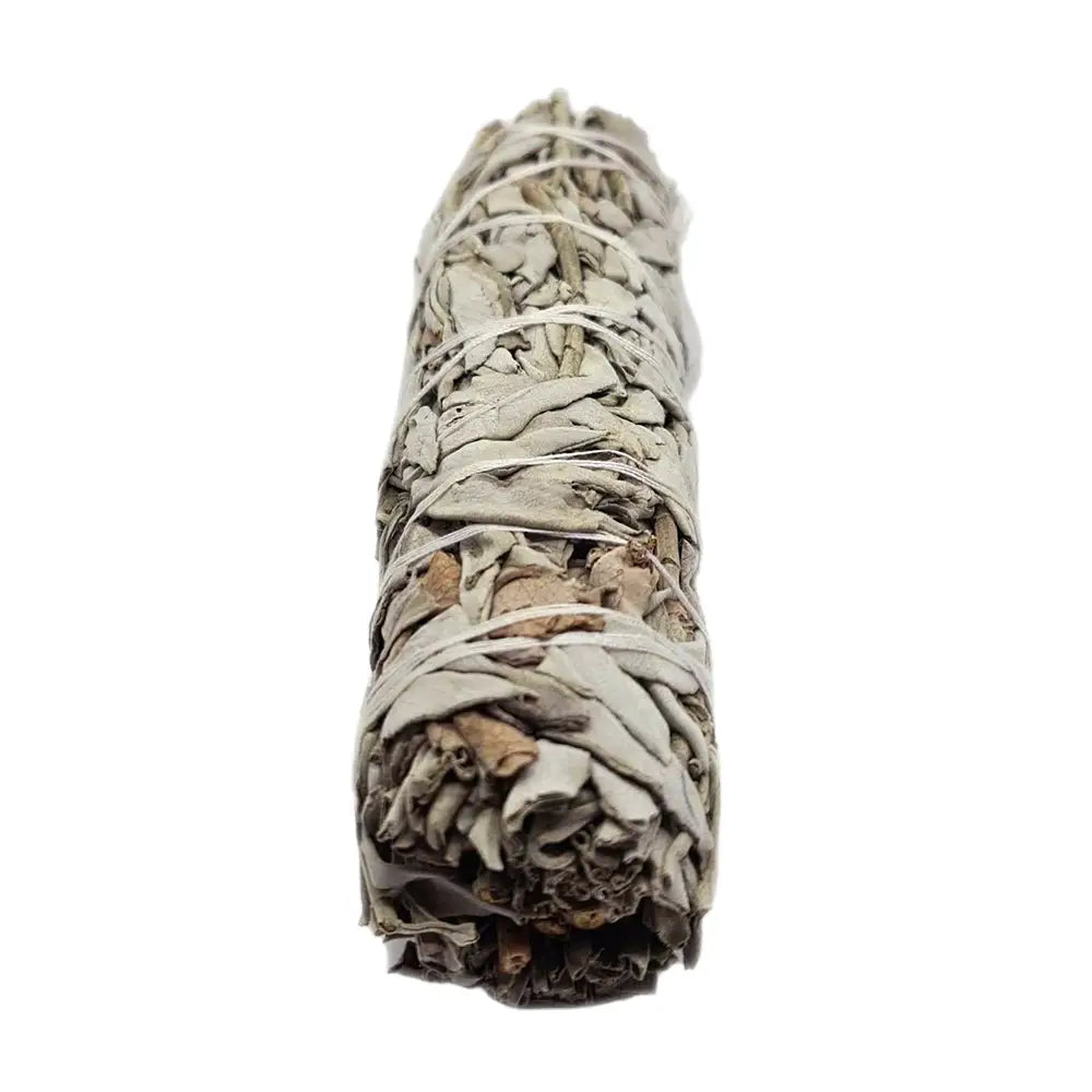 Hand tied white sage smudge stick for clearing negativity.