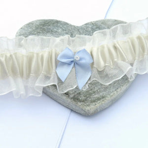 Something Blue Wedding Bride Garter