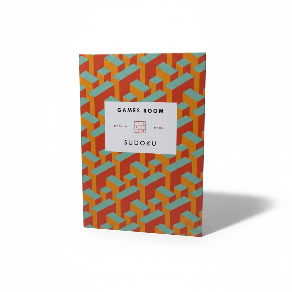 Games Room Sudoku Puzzle Book – Medium to Hard