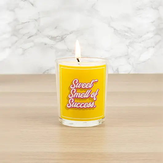 Mini Candle - Sweet Smell of Success with sugar plum fragrance.