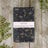 Bee & Honeysuckle (Noir) Tea Towel