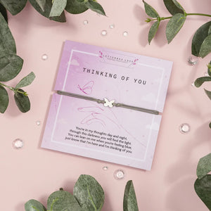 Pretty "Thinking of You" Wish Bracelet