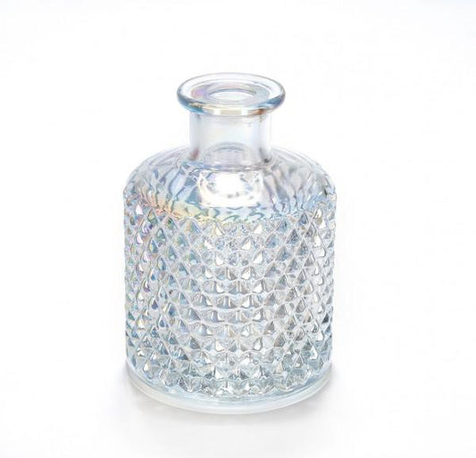 Bohemian GEO Diffuser Bottle with geometric design, 200ml, frosted glass finish.