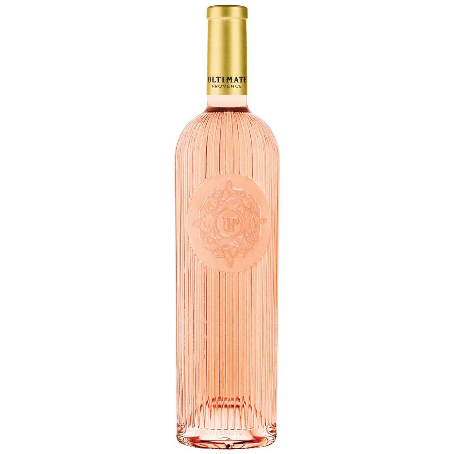 Ultimate Provence Rose Wine bottle with elegant design and fresh, spicy flavors.