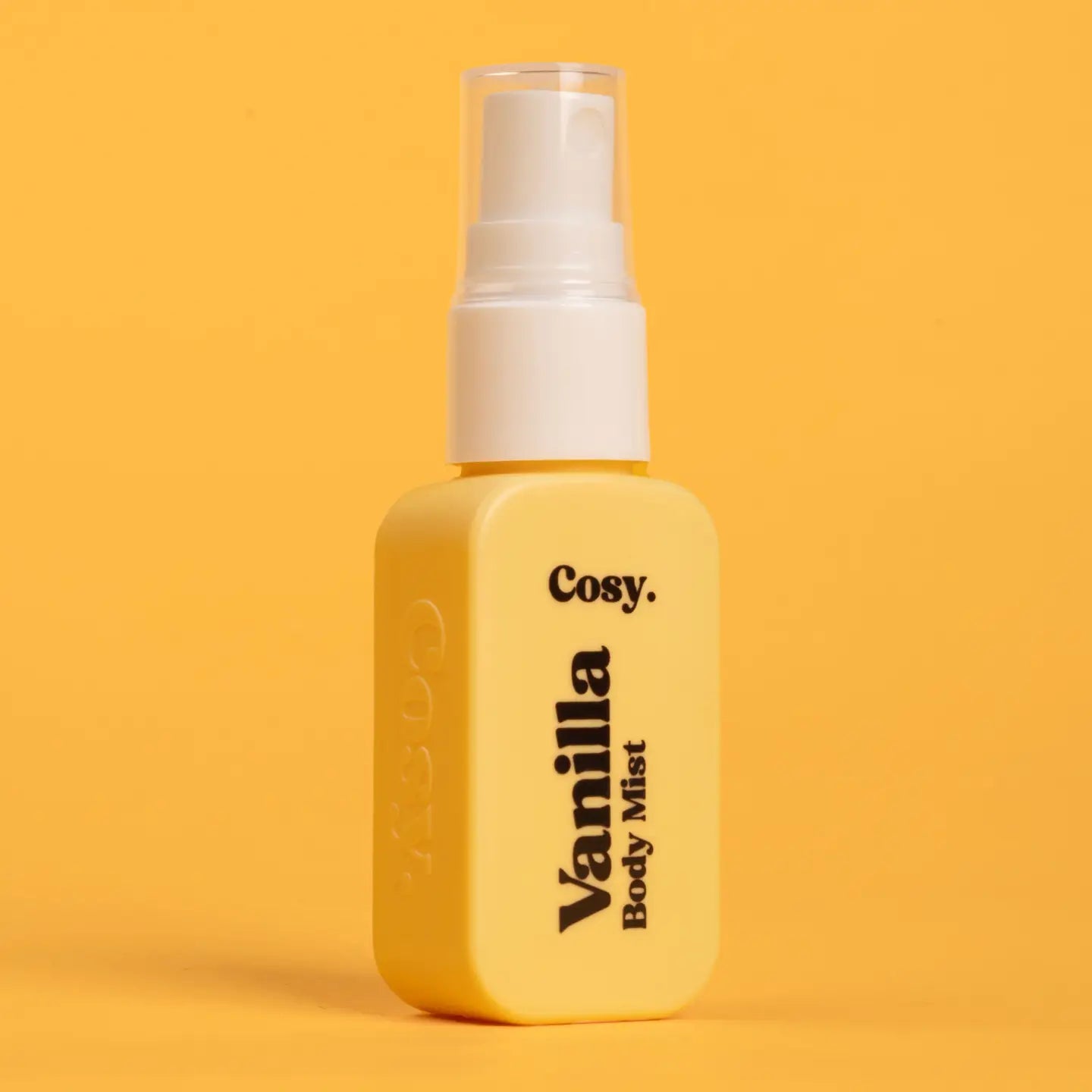 Cosy Cosmetics Body Mist Collection with Vanilla fragrance in lightweight, refreshing body sprays.
