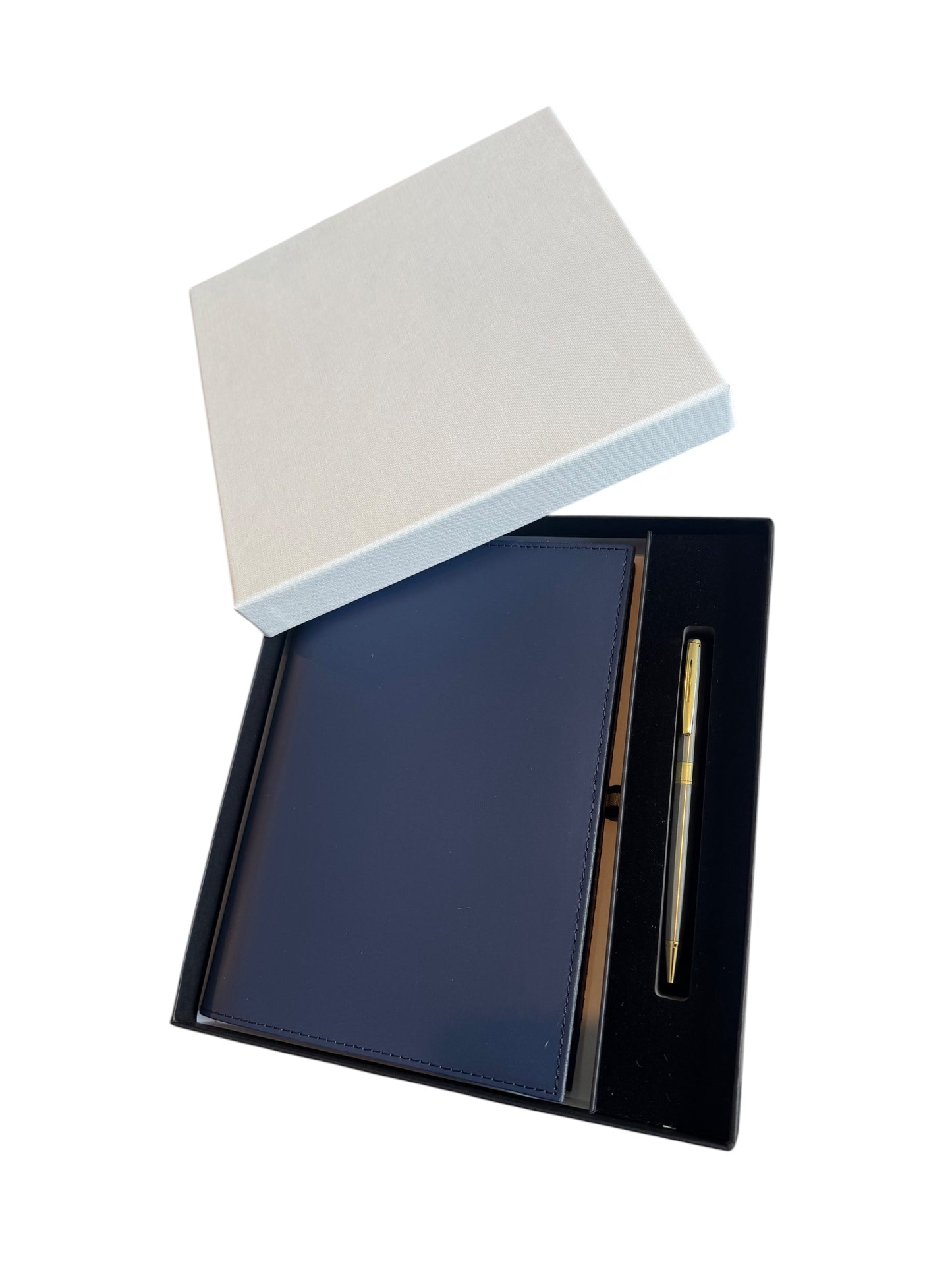 Luxury Leatherkind A5 Refillable Journal Gift Set with Pen