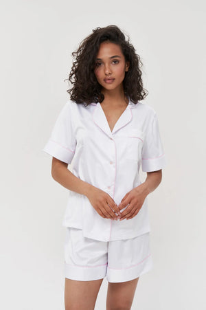 Silky Satin White Luxurious Pyjamas