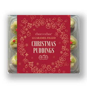 Caramel Filled Christmas Puddings